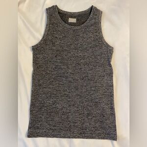 Athleta Renew Ribbed Tank Top Grey Size M